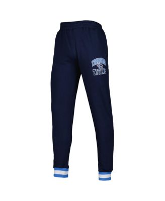 Men's Navy Tennessee Titans Blitz Fleece Jogger Pants