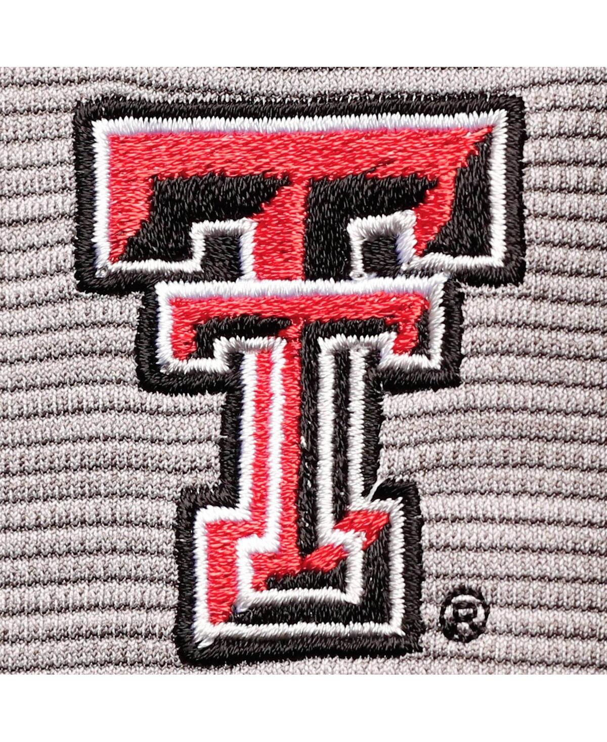 Shop Tommy Bahama Men's  Charcoal Texas Tech Red Raiders Play Action Raglan Half-zip Jacket