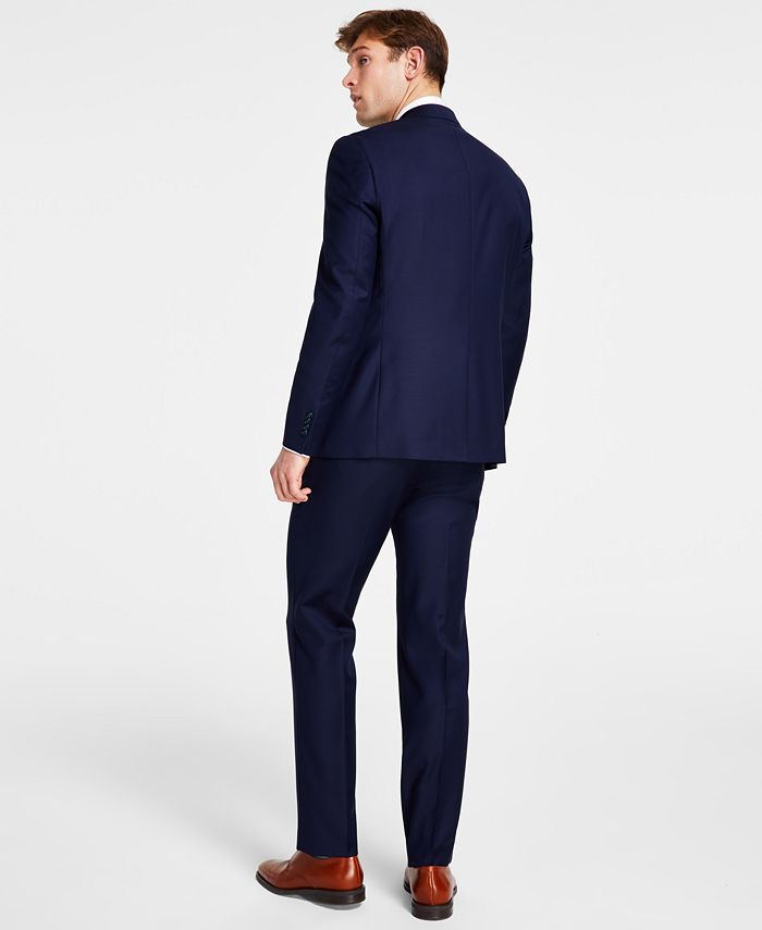 Michael Kors Men's ClassicFit WoolBlend Stretch Solid Vested Suit