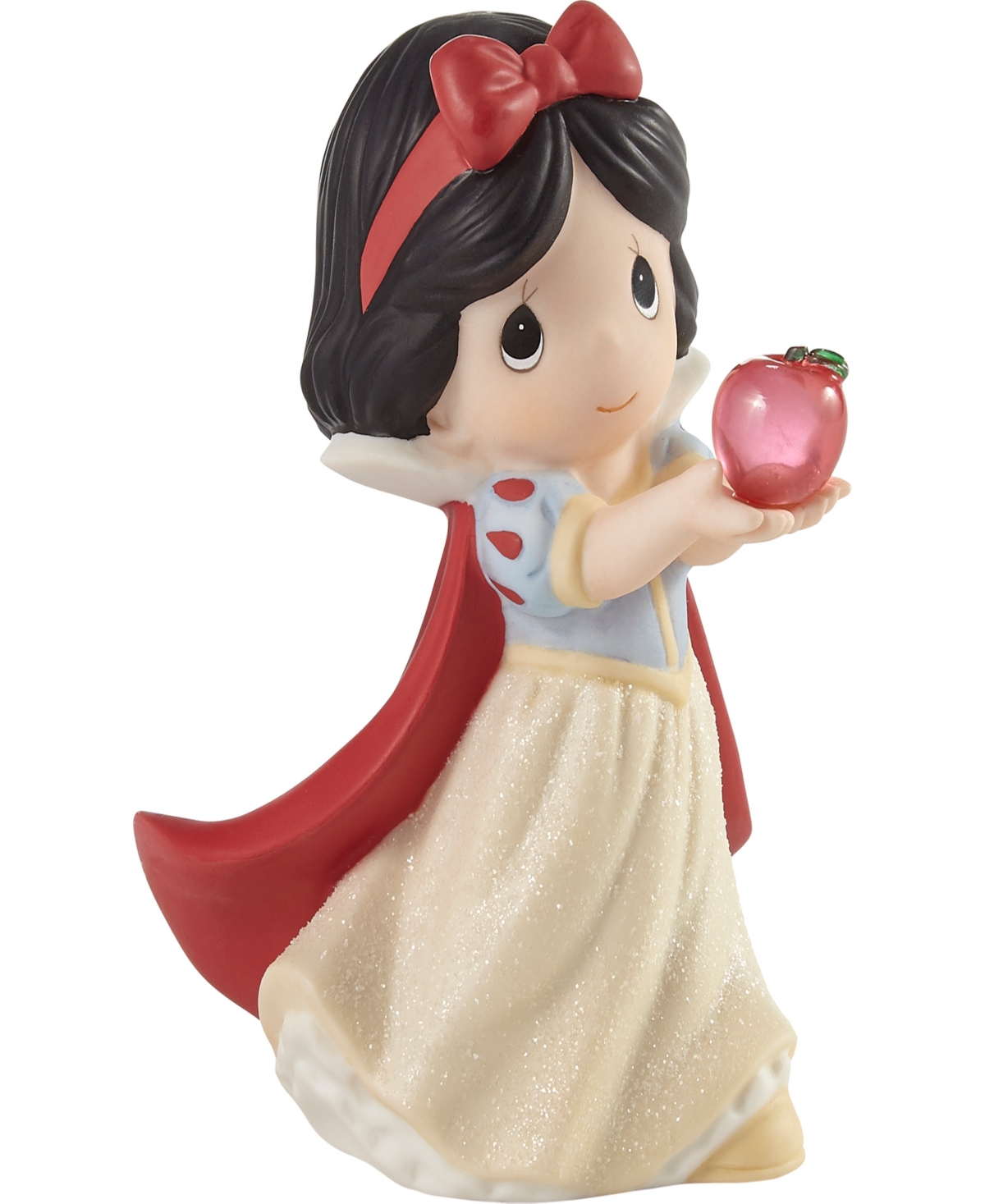 Precious Moments 222027 And So The Fairy Tale Begins Disney Snow White Bisque Porcelain And Resin Figurine In Multicolored