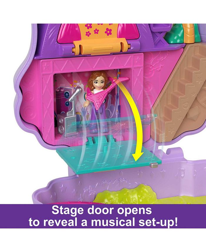 🏕️ Polly Pocket Camp Adventure Llama – Compacto Con 2 Muñecas Y 13 Accesorios, Para Niños 4+ Años