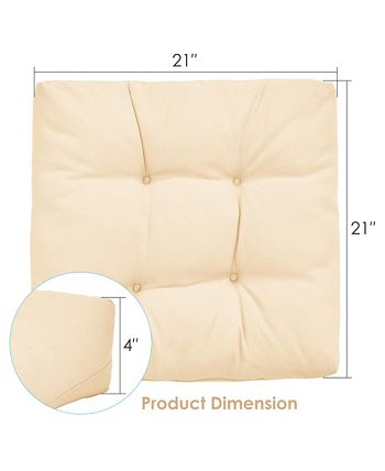 Patio chair top cushions 21x21