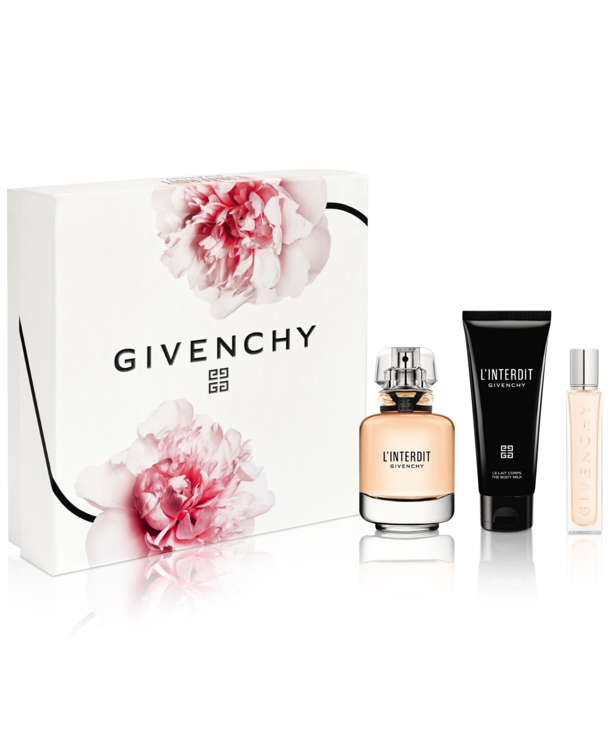 Givenchy L'interdit Eau De Parfum Set (limited Edition) Usd $175 Value