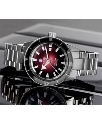 Men's Swiss Automatic Captain Cook Stainless Steel Bracelet Watch 42mm