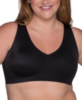 Vanity Fair Women's Beyond Comfort Sleek & Smooth Wireless Bra 72037 - Midnight Black