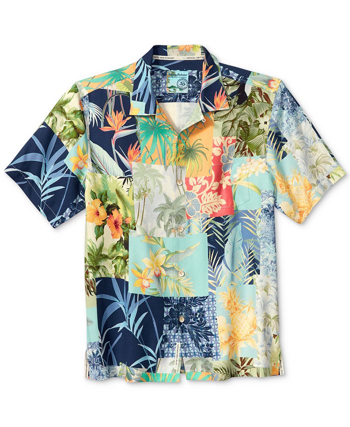 Tommy Bahama Men's Patchwork In Paradise Shirt - Macy's