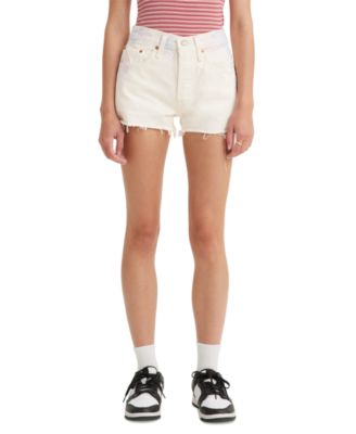 Levi's Women's 501 Button Fly Cotton High-Rise Denim Shorts