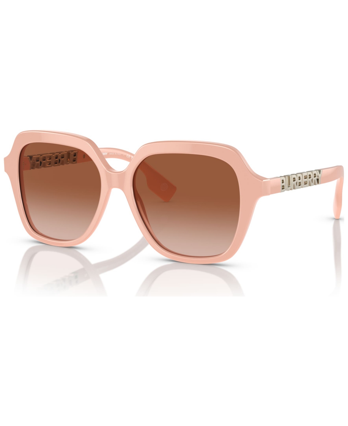 Shop Burberry Women's Joni Sunglasses, Be438955 In Pink