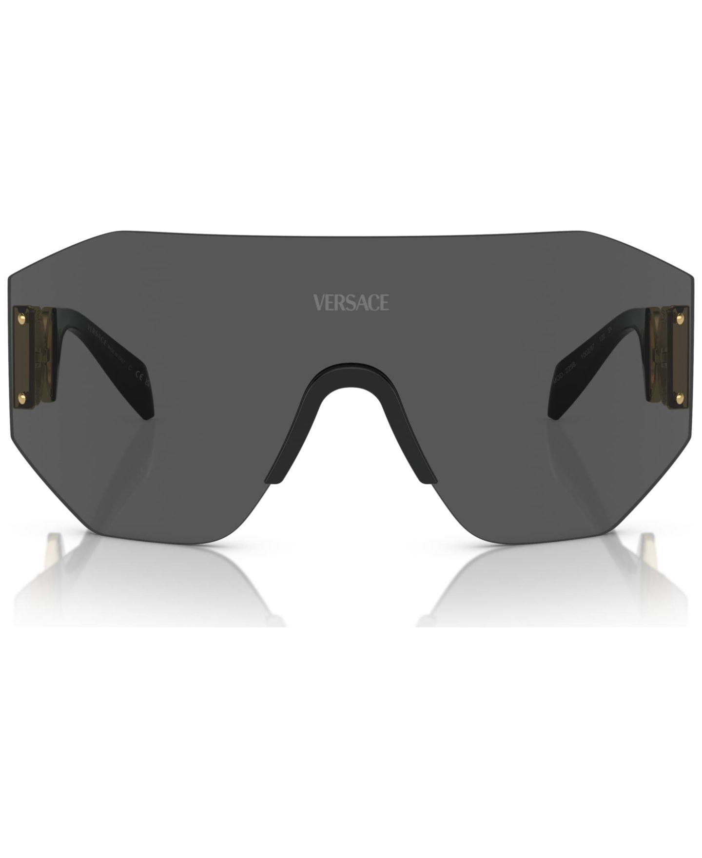 Солнцезащитные очки Versace Unisex Sunglasses, VE2258, цвет: Тёмный серый — фото 3