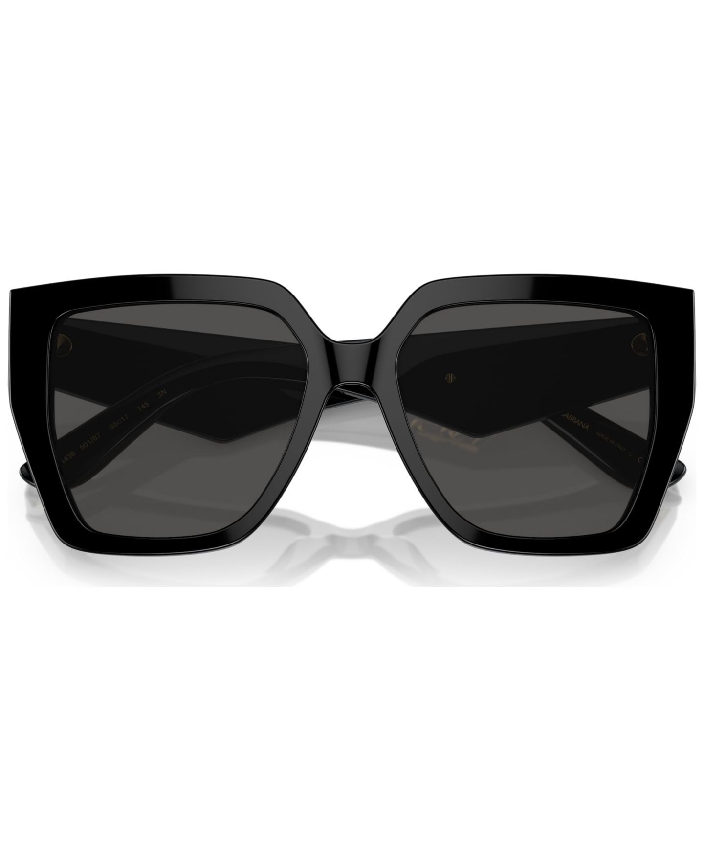 Женские солнцезащитные очки Dolce&Gabbana Sunglasses, DG4438, цвет: Чёрный — фото 2