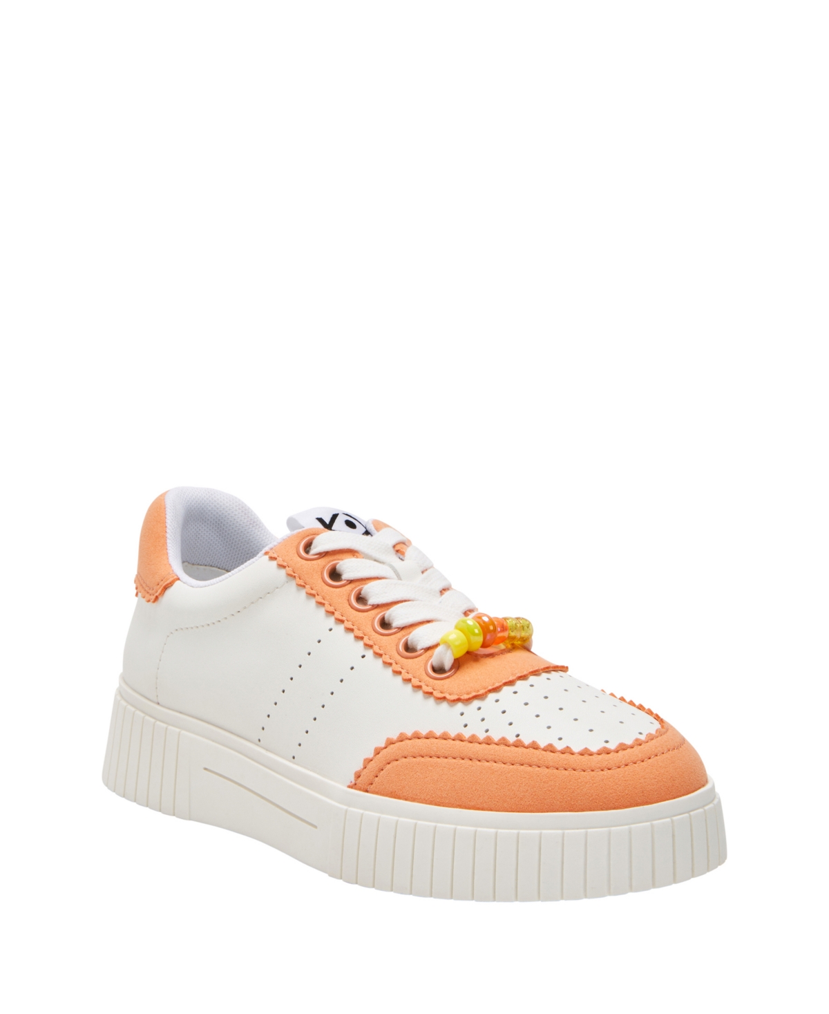 KATY PERRY WOMEN'S THE SKATTER BEAD LACE-UP SNEAKERS WOMEN'S SHOES