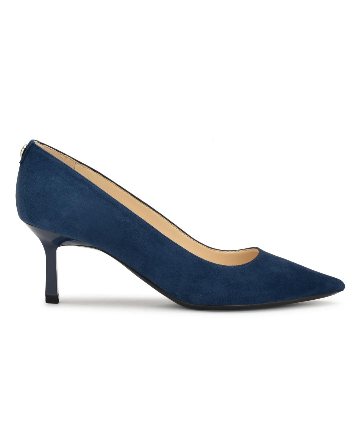 Nine West Women's Kuna 9X9 Kitten Heel Pointy Toe Dress Pumps