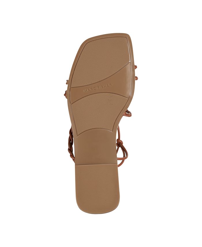 Marc Fisher Women's Lakita Strappy Casual Flats Sandals Macy's