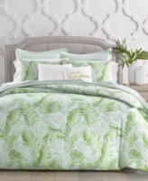 Charter Club Damask Designs Cascading Palms 300-Thread Count 3-Pc. Duvet Cover Set, King, Exclusively at Macy's - Light/pastel 