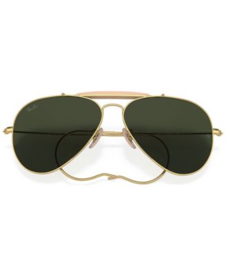 Unisex Outdoorsman Aviation Collection Sunglasses, RB303058-X 58