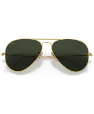 Unisex Aviator Aviation Collection Sunglasses, RB3025 AVIATOR LA 58