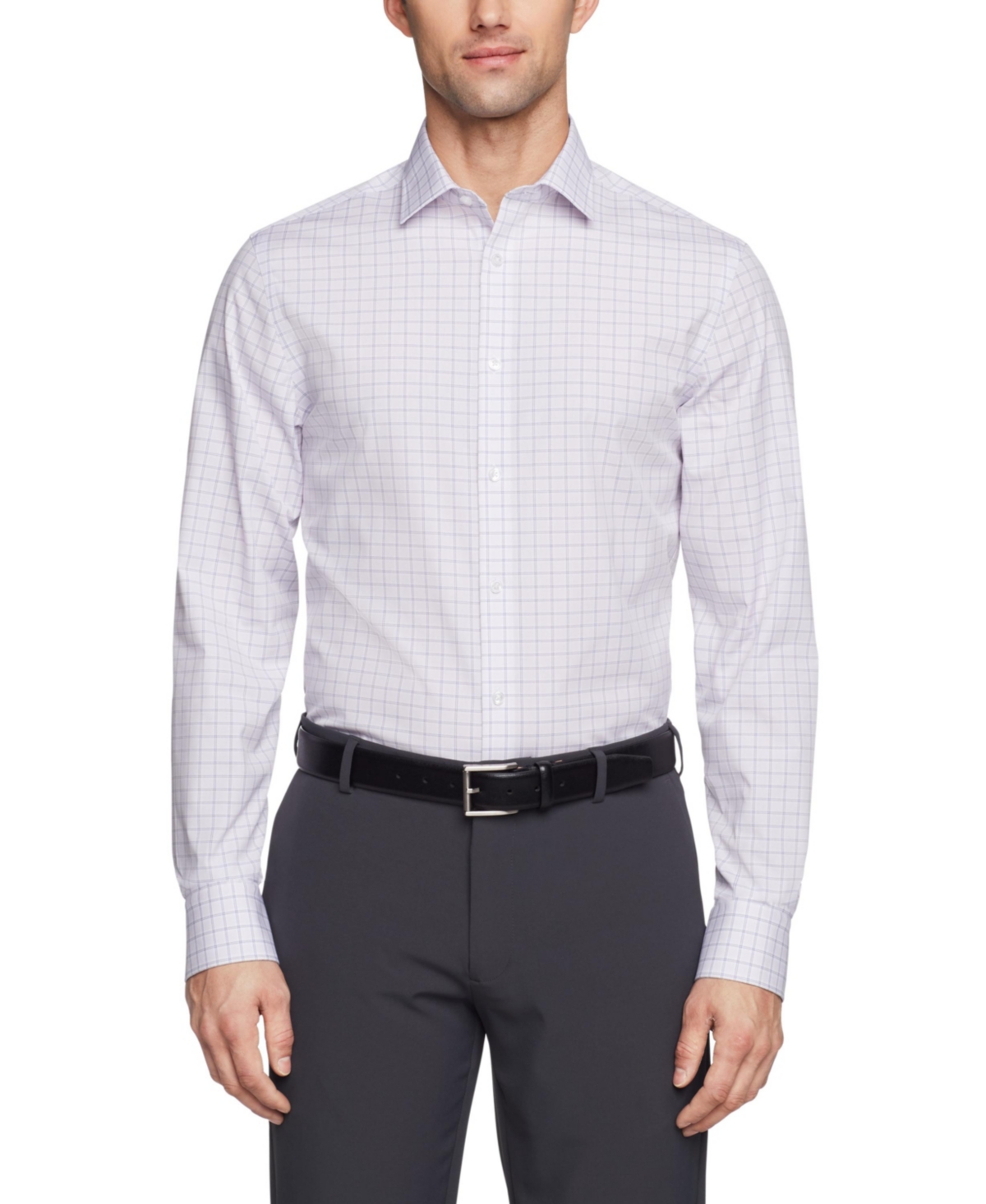 Calvin Klein Men's Refined Slim Fit Stretch Dress Shirt