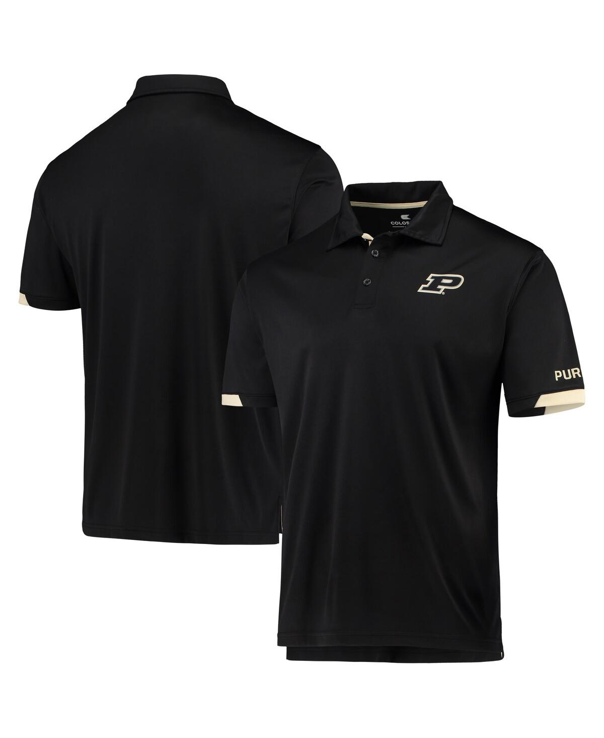 Men's ColosseumPurdue Boilermakers Santry Polo Shirt - Black