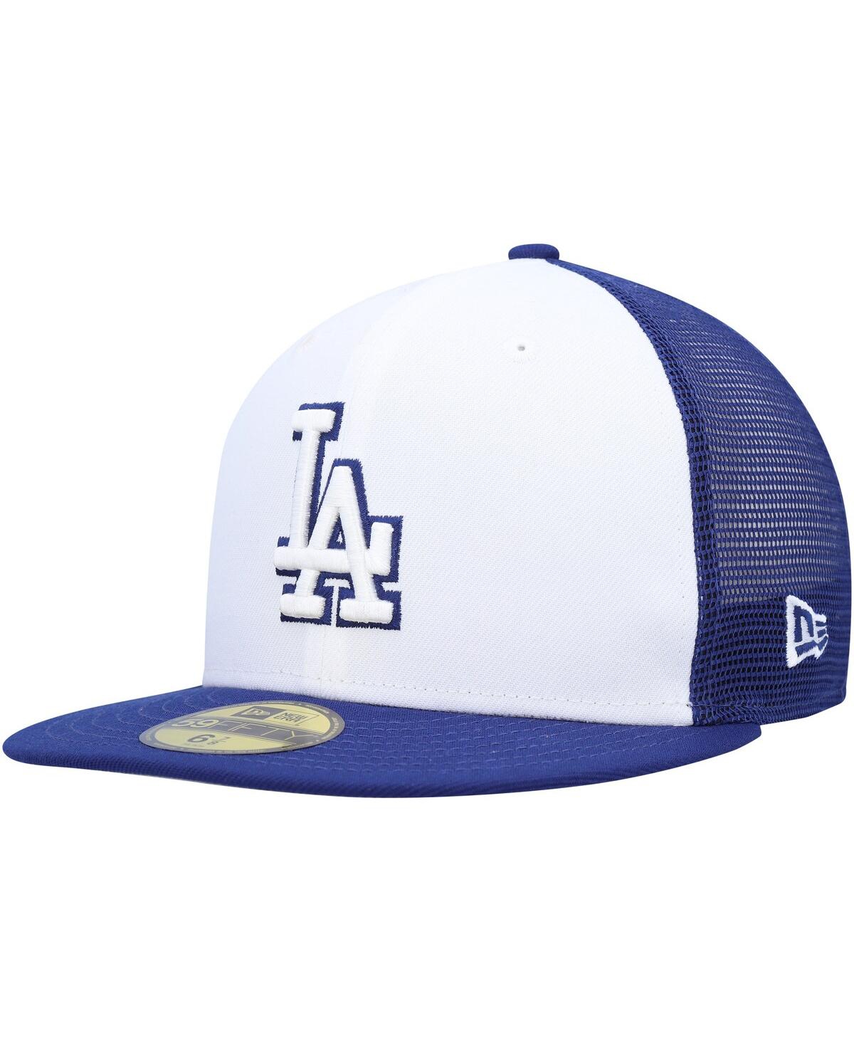 NEW ERA MEN'S NEW ERA ROYAL AND WHITE LOS ANGELES DODGERS 2023 ON-FIELD BATTING PRACTICE 59FIFTY FITTED HAT 