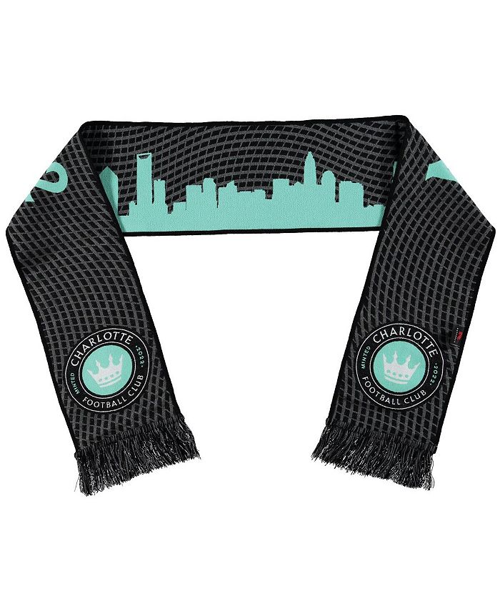 Ruffneck Scarves Men's and Women's Charlotte FC Minted Skyline HD Woven