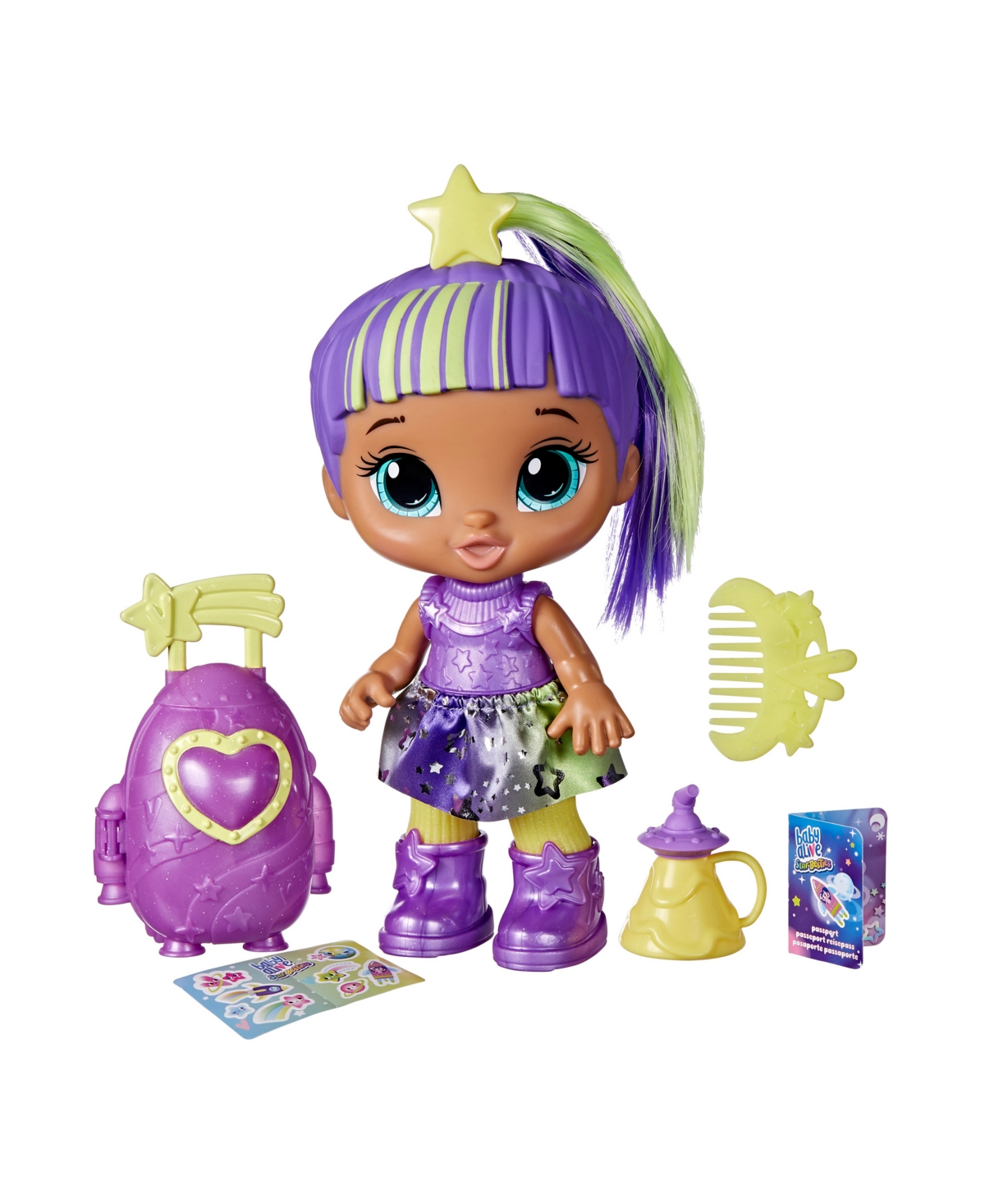 Baby Alive Kids' Star Besties Doll, Lovely Luna In No Color