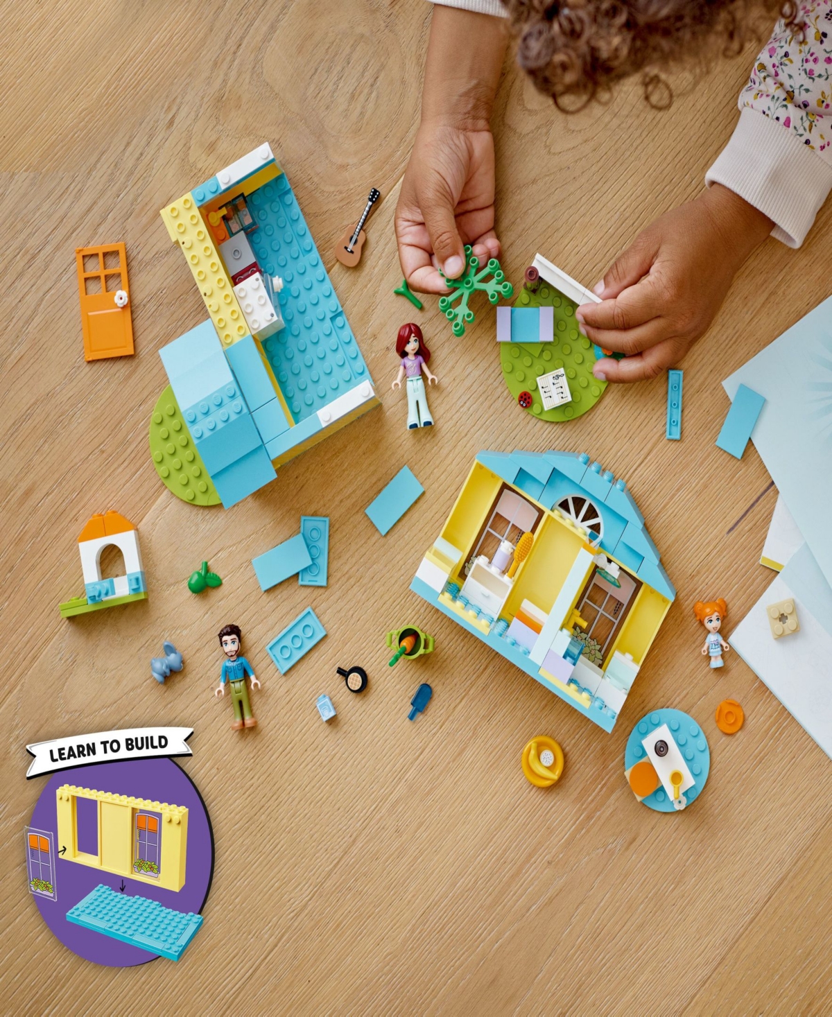 Lego Friends Paisley's House 41724 Toy Building Set With Paisley, Ella And Jonathan Figures In Multicolor