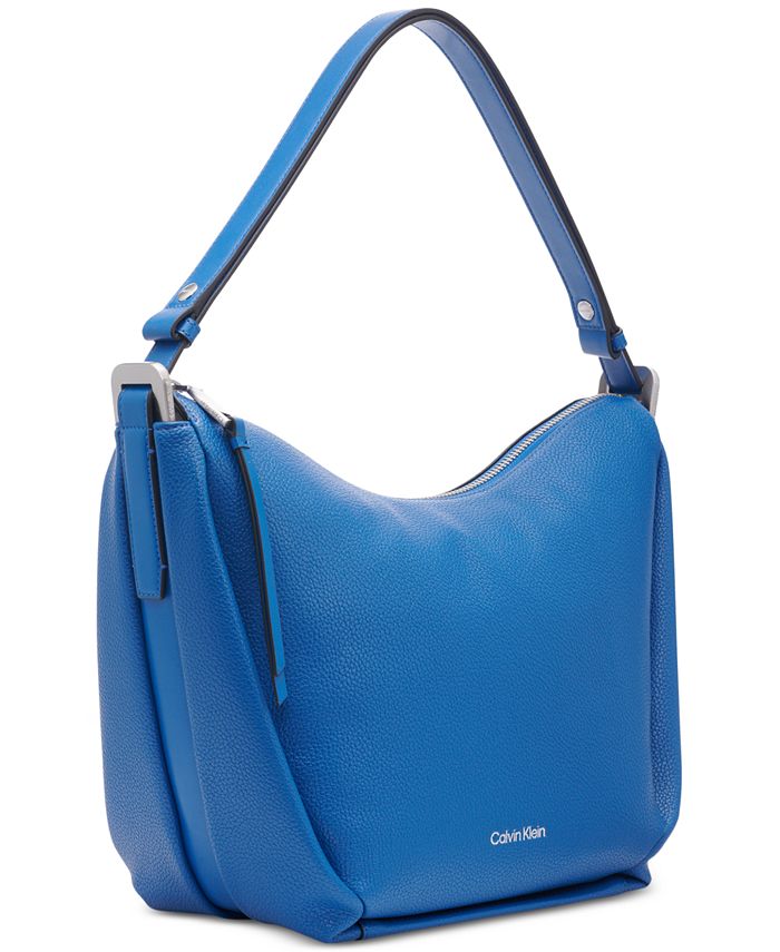 Calvin Klein Prism Top Zipper Convertible Hobo Bag & Reviews - Handbags ...