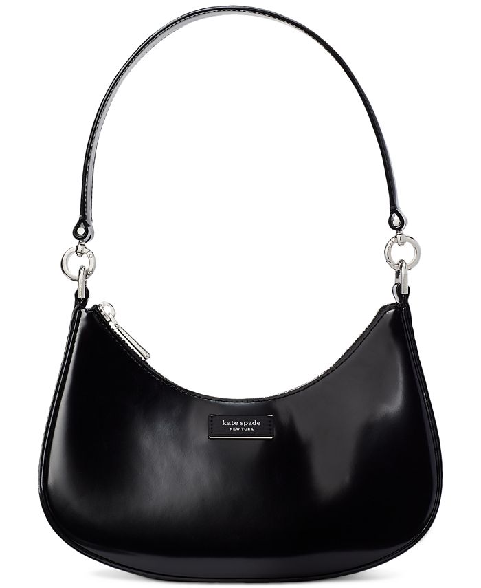 Kate Spade New York Leather Chain-Link Tote Bag - Black Totes