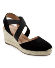 Black Wide Wedges for Women Wedge Sandals Boots Heels Macy s
