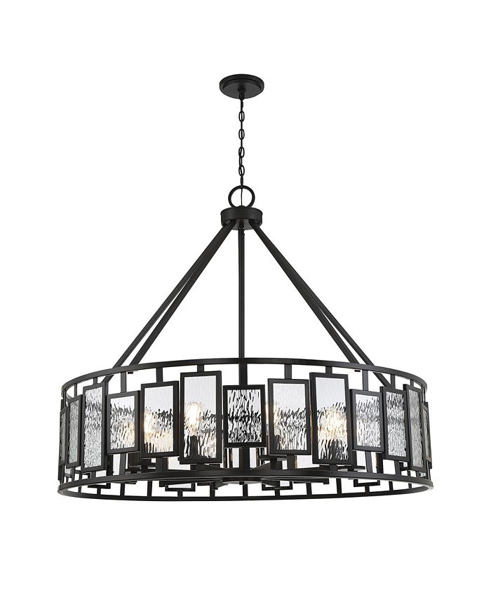 Savoy House Deandre 10Light Chandelier in Matte Black & Reviews All