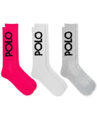 Polo Ralph Lauren - Women's 3-Pk. Big Polo Crew Socks