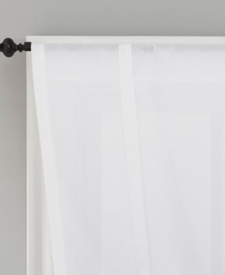 Noah Heathered Texture Semi-Sheer Rod Pocket Window Tie-up Shade