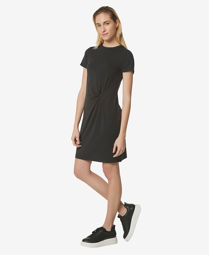 Marc New York Women's Light Jersey Short Dress With Asymmetric Front