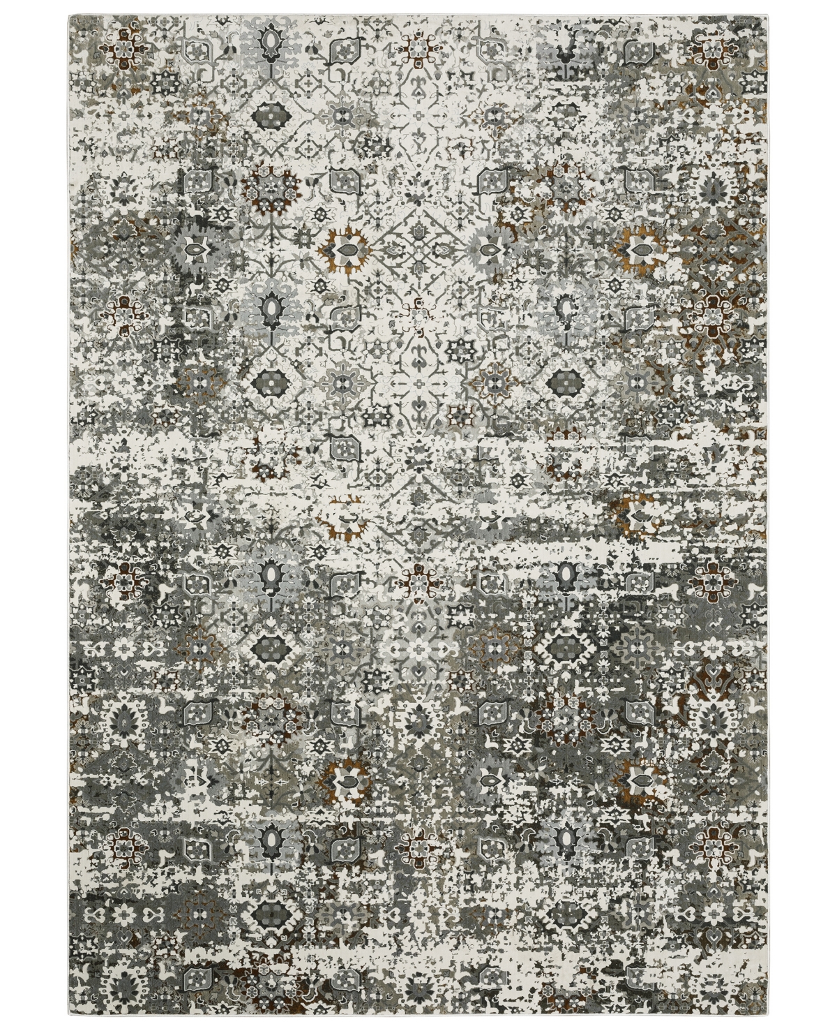 Km Home Astral 5501asl 6'7" X 9'6" Area Rug In Ivory