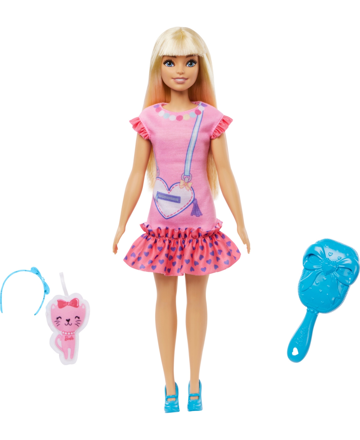 Barbie Kids' My First  Doll With Blonde Hair And Kitten In Multi-color