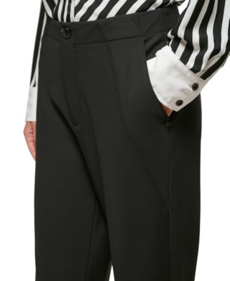 Petite Straight-Leg Suiting Pants, First&commat;Macy’s