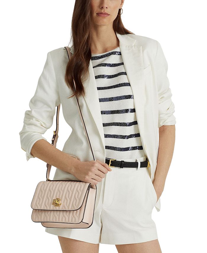 Lauren Ralph Lauren Sophee Small Quilted Nappa Leather Convertible Bag Macy's