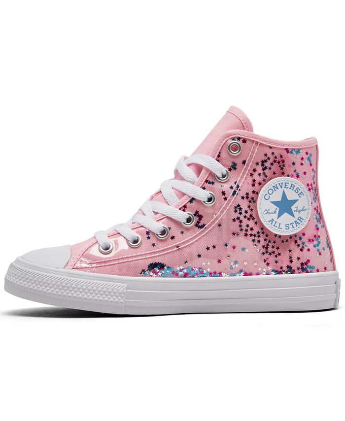 Converse Little Girls Chuck Taylor All Star Confetti High Top Casual