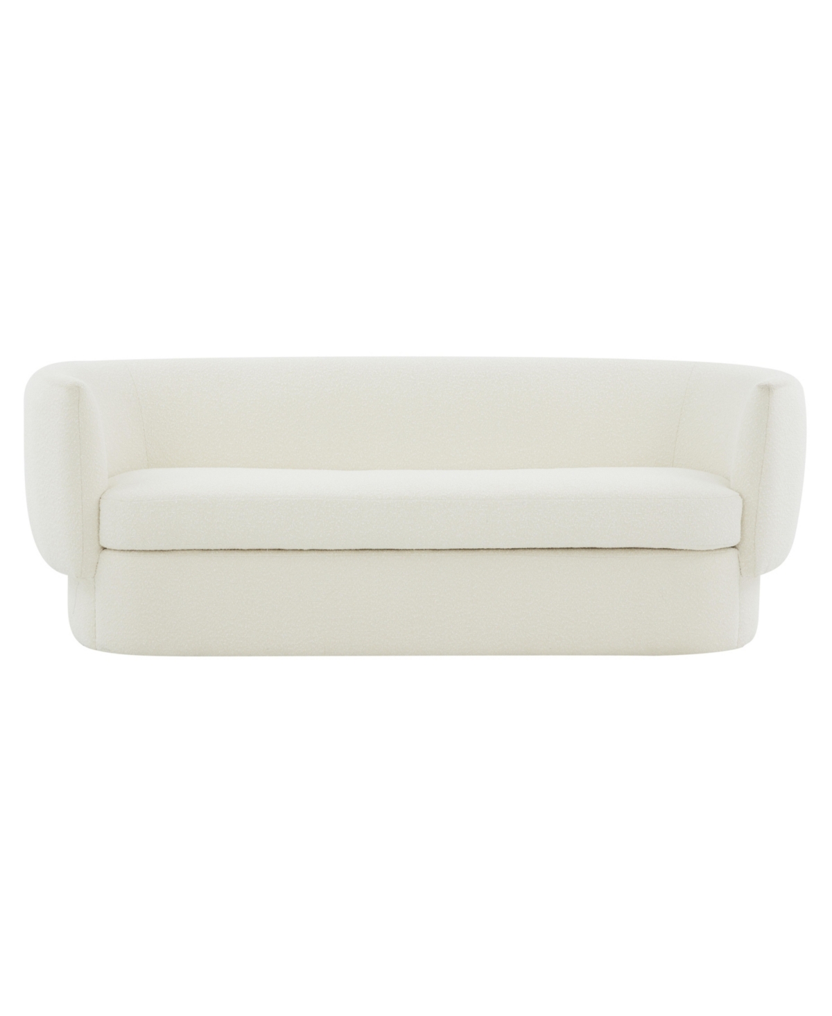 Mariano Boucle Curved Sofa