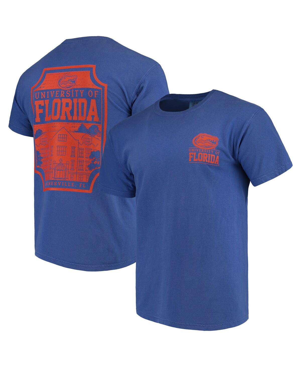 Image One Royal Florida Gators Comfort Colors Campus Icon T-shirt In Royal