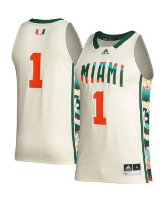 Men s adidas 1 Khaki Miami Hurricanes Honoring Black Excellence Basketball Jersey Macy s