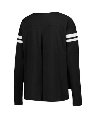 Women's Black Oakland Athletics Free Agent Long Sleeve T-shirt