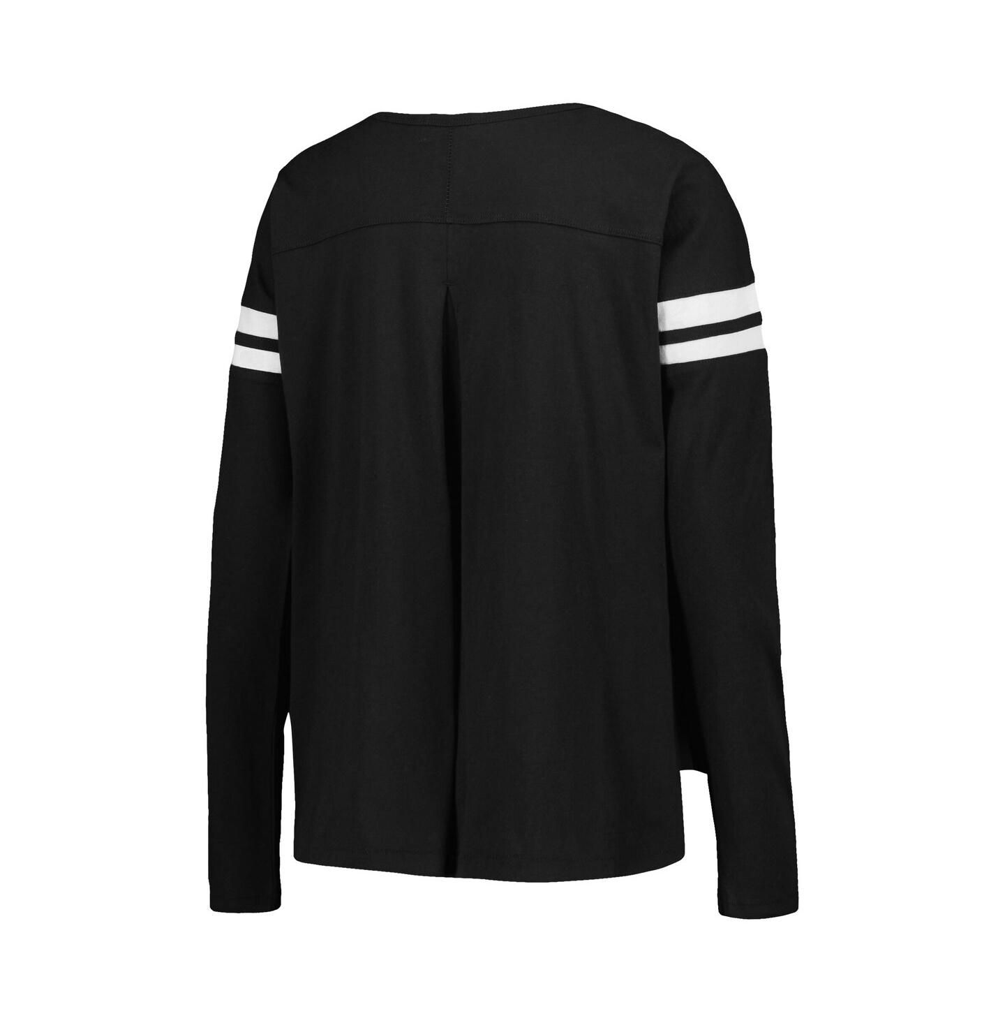 Женская футболка Touch Black Oakland Athletics Free Agent Long Sleeve — фото 4