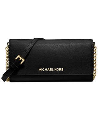 MICHAEL Michael Kors Jet Set Travel Wallet on a Chain - Handbags ...