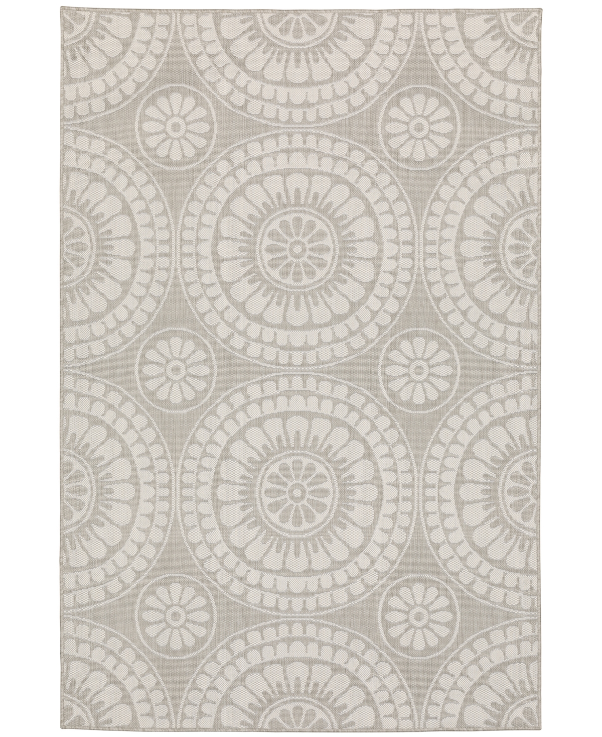 Jhb Design Genoa Outdoor 1832gna 6'7" X 9'2" Area Rug In Beige