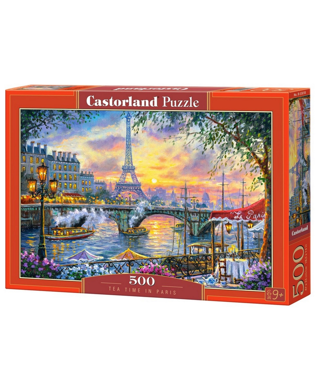 Castorland Kids' Tea Time In Paris Jigsaw Puzzle Set, 500 Piece In Multicolor