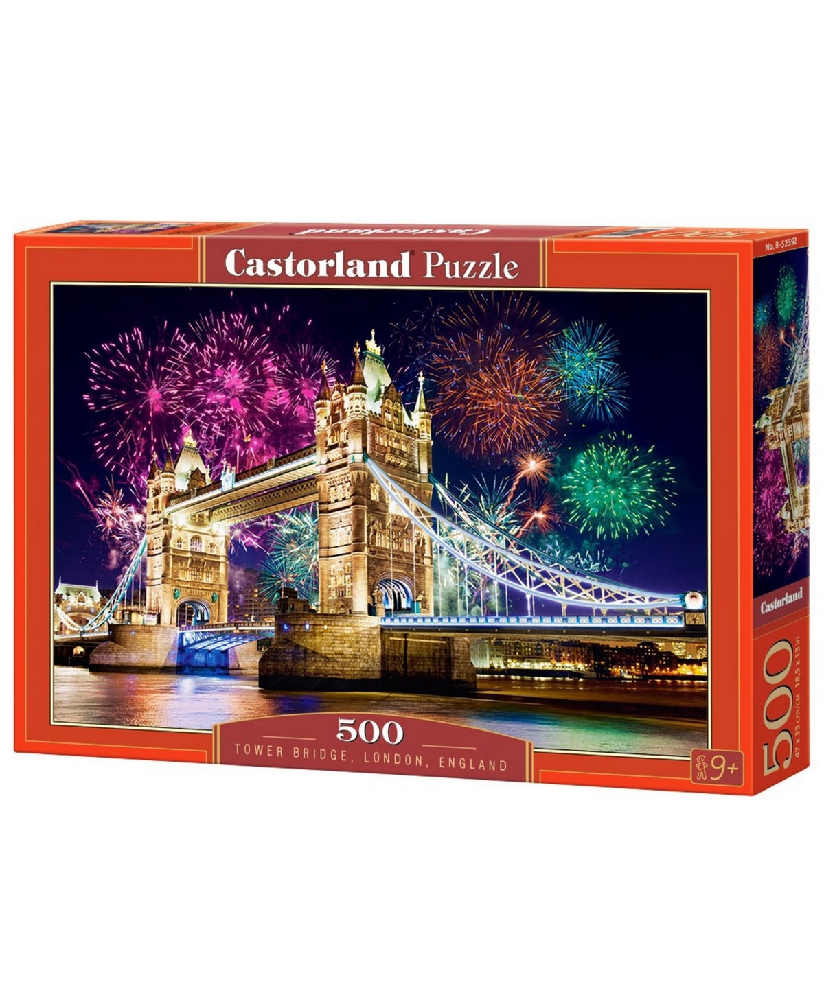 Castorland Kids' Tower Bridge, London, England Jigsaw Puzzle Set, 500 Piece In Multicolor