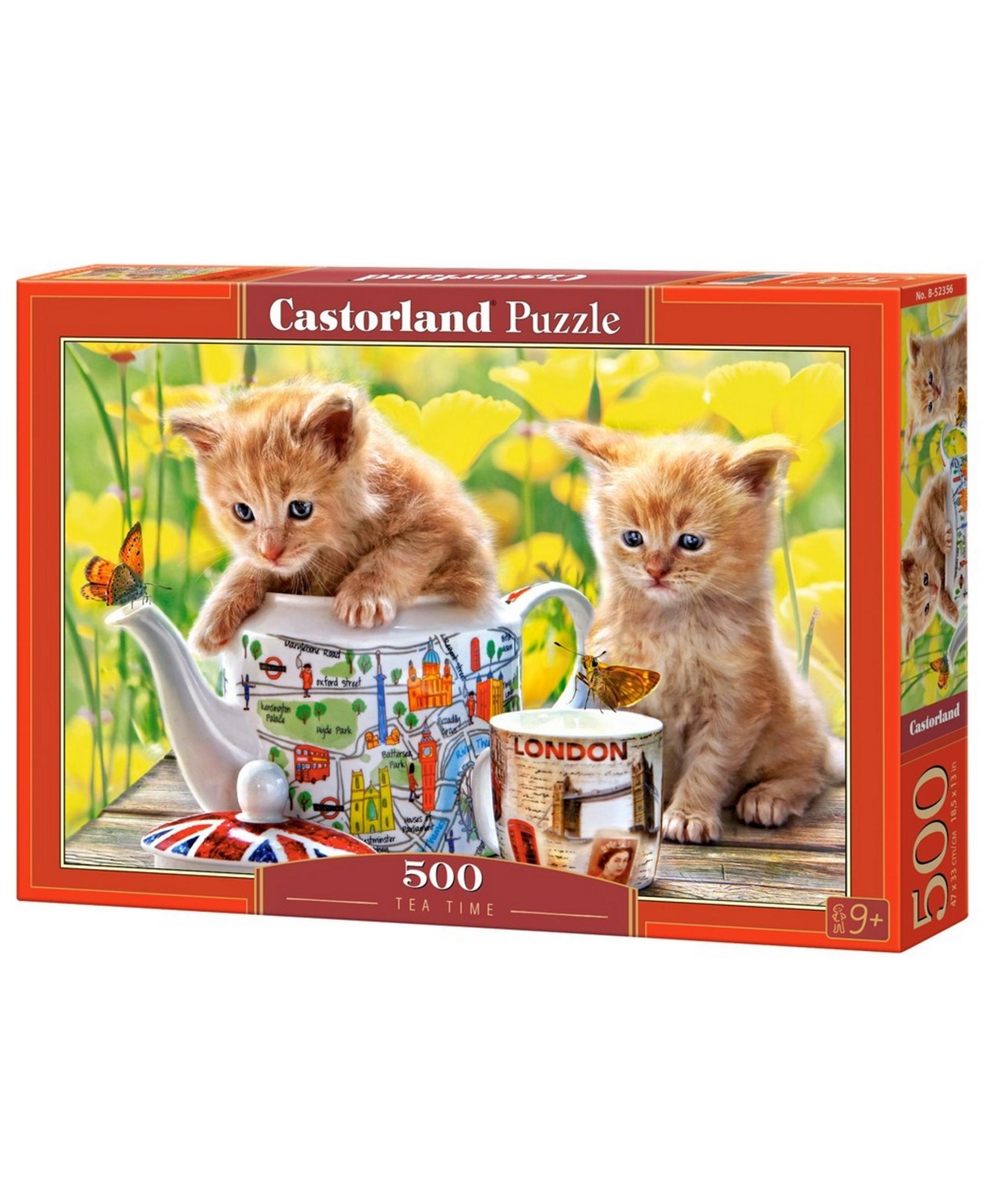 Castorland Kids' Tea Time Jigsaw Puzzle Set, 500 Piece In Multicolor