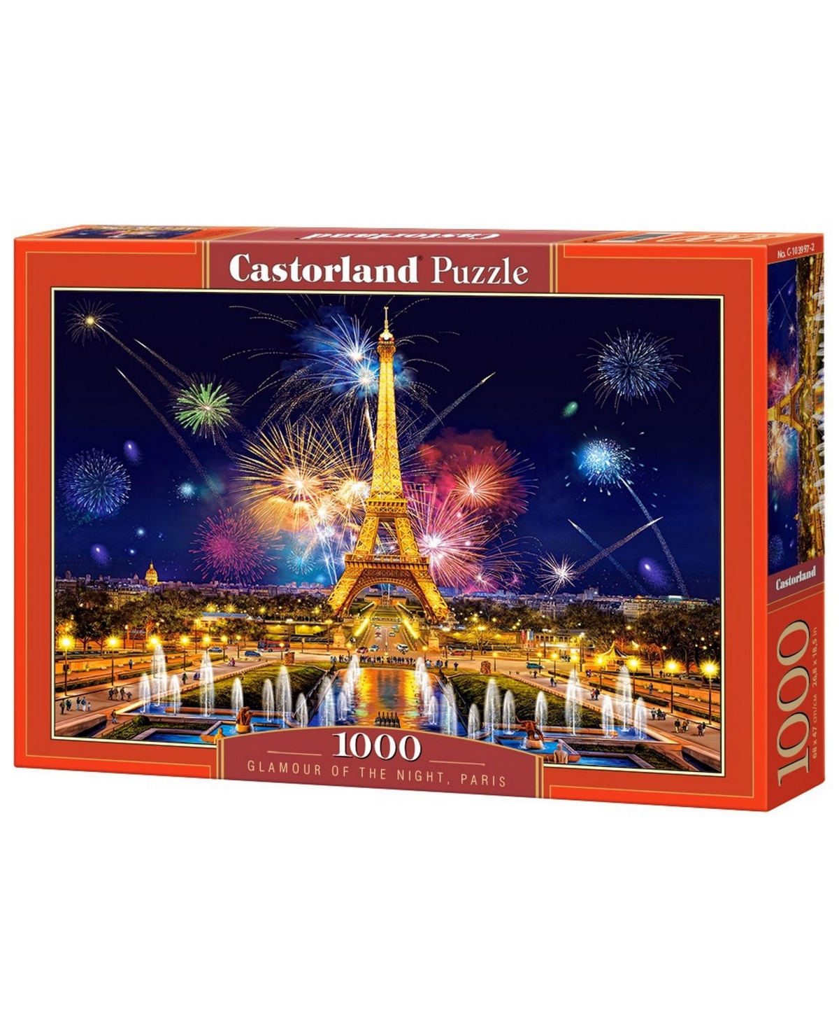 Castorland Kids' Glamour Of The Night, Paris Jigsaw Puzzle Set, 1000 Piece In Multicolor