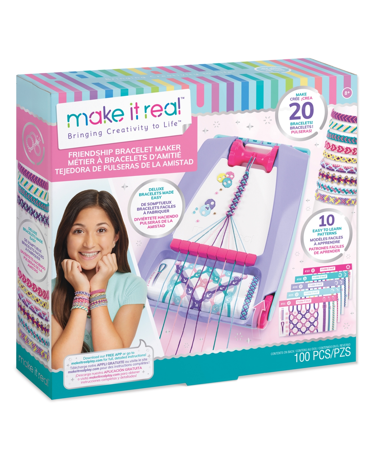 Make It Real Kids' Friendship Bracelet Maker In Multi
